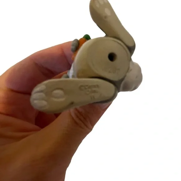 DISNEY Vintage Bambi Thumper Flower and Wise Old Owl Posable PVC Figurines - Picture 4 of 4